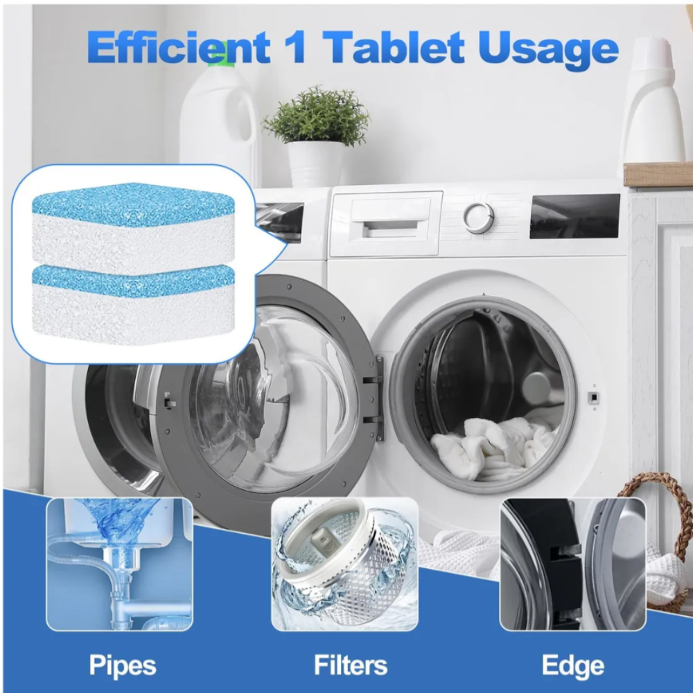 Vista 3 de Kit Pastillas Limpieza Lavadora 12 pcs